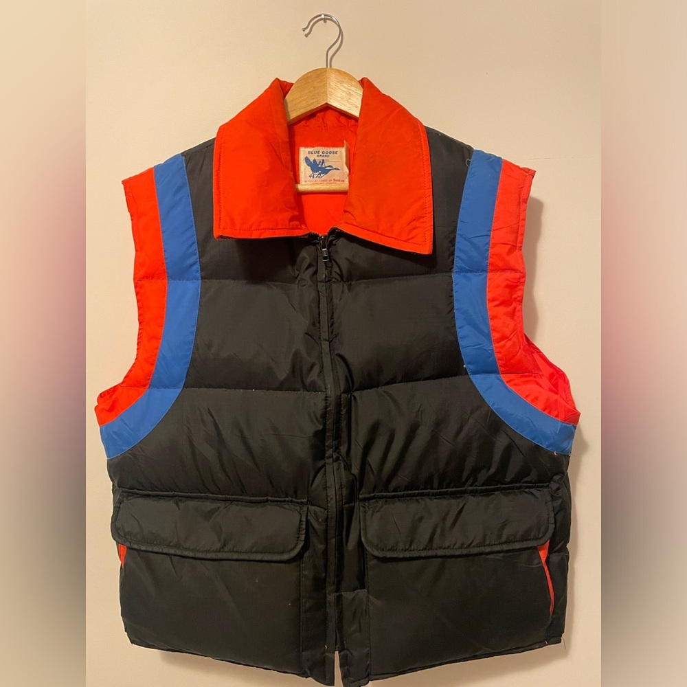 Vintage goose down vest